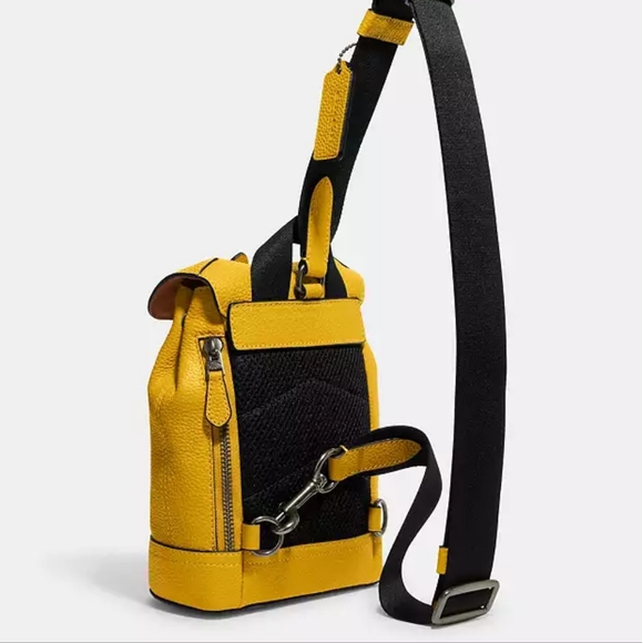 Coach Sling Bag with Button Closure - Picture 7 of 17